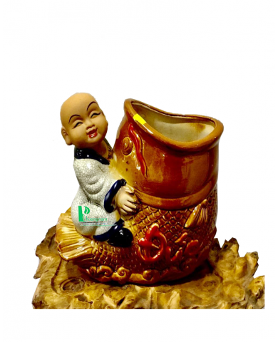 Chậu men hình tượng